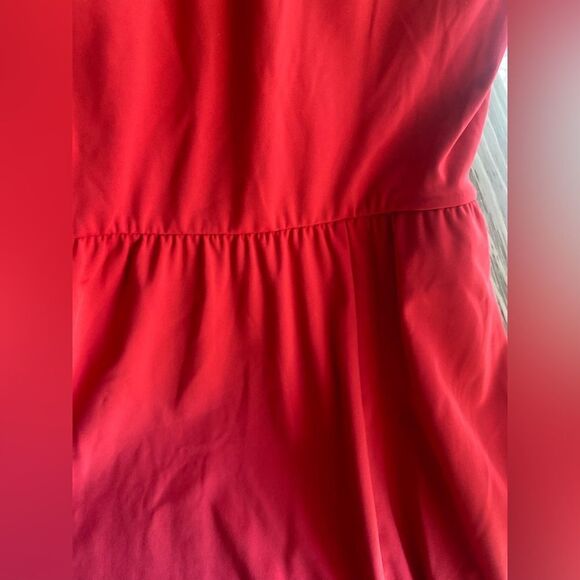 Halara Everyday Midi Chill Dress-La Land Red Color Size Small Sleeveless NWT - Picture 13 of 16